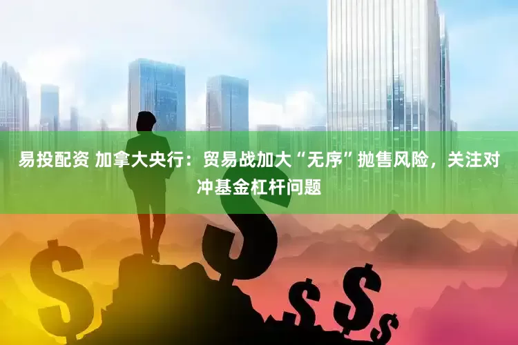 易投配资 加拿大央行：贸易战加大“无序”抛售风险，关注对冲基金杠杆问题